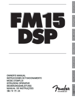 Fender FM-15-DSP - Owners Manual